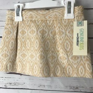 OshKosh Jacquard Autumn Yellow Skirt Size 12M